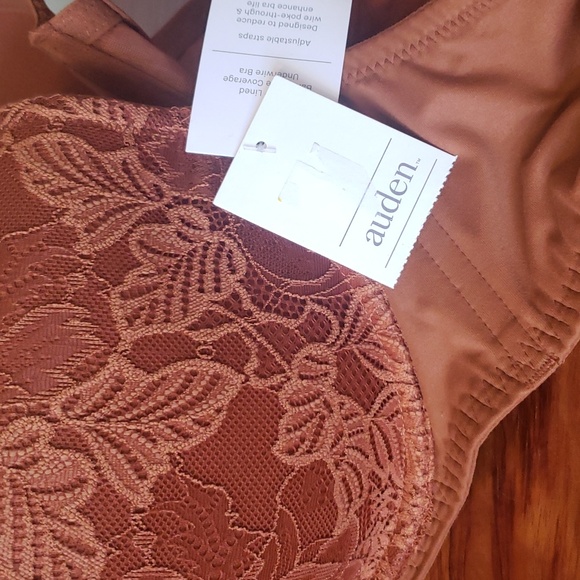 NWT Auden Lightly Lined Balconette Coverage Underwire Pink Bra Size 42 DDD. - Picture 4 of 14